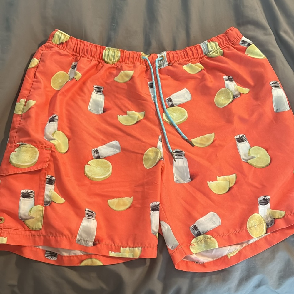 Tommy Bahama Salt and Lemon Swim Trunks